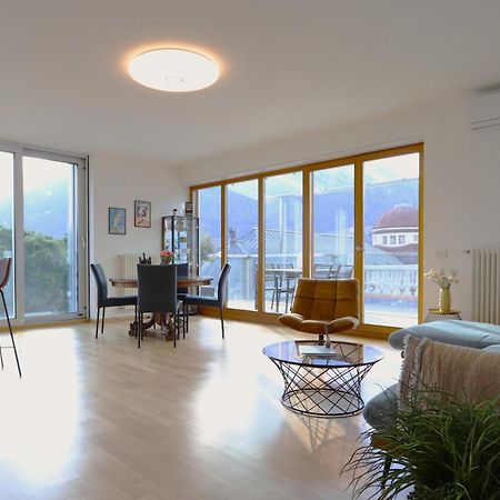 Appartement Luxus Penthouse Mit Terrasse, Garage, Fahrradraum Und Infrarotsauna à Merano Extérieur photo