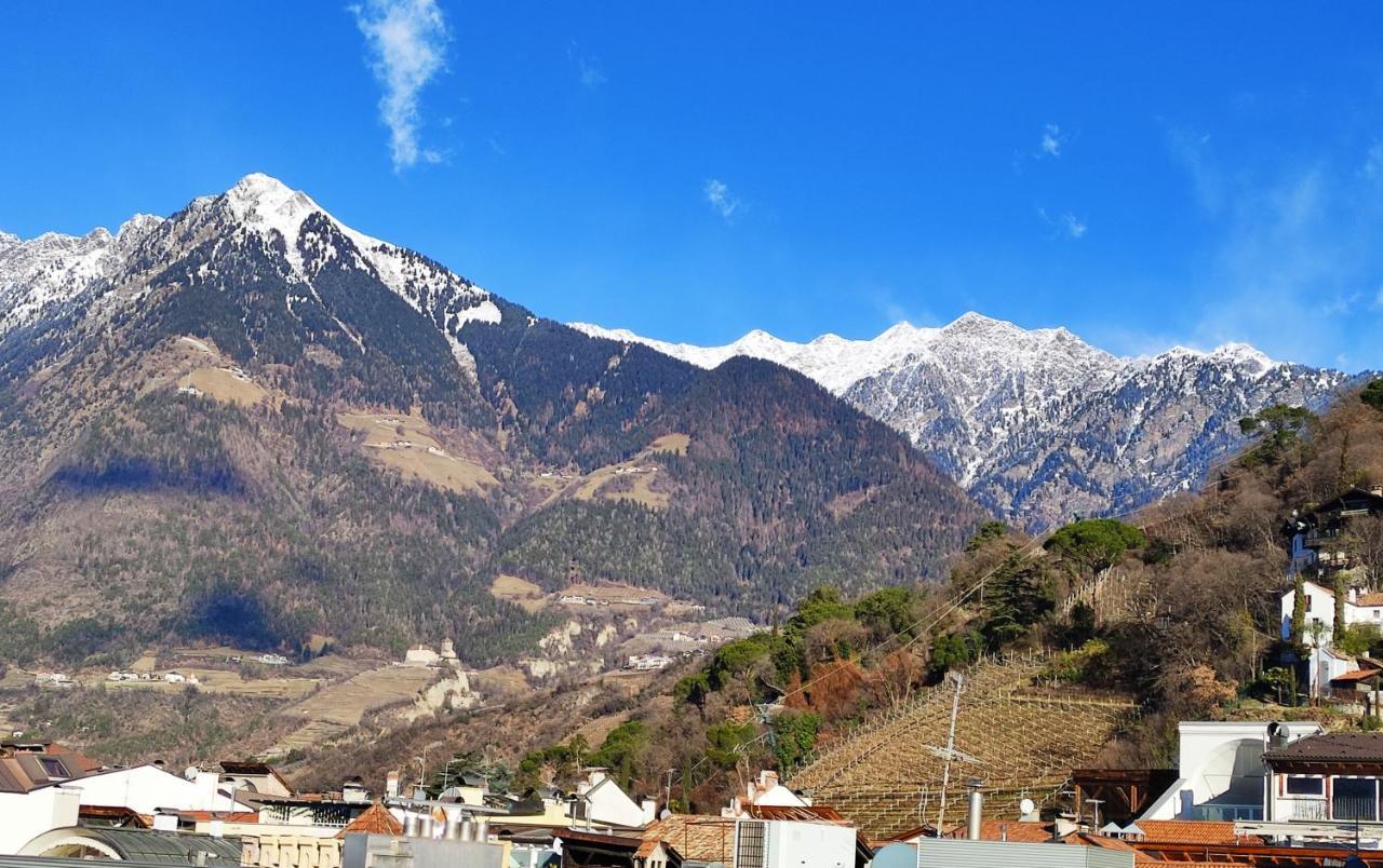 Appartement Luxus Penthouse Mit Terrasse, Garage, Fahrradraum Und Infrarotsauna à Merano Extérieur photo