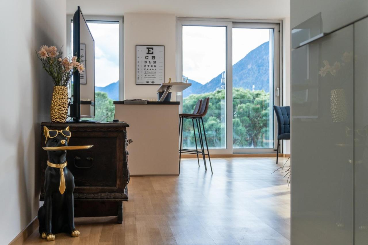 Appartement Luxus Penthouse Mit Terrasse, Garage, Fahrradraum Und Infrarotsauna à Merano Extérieur photo